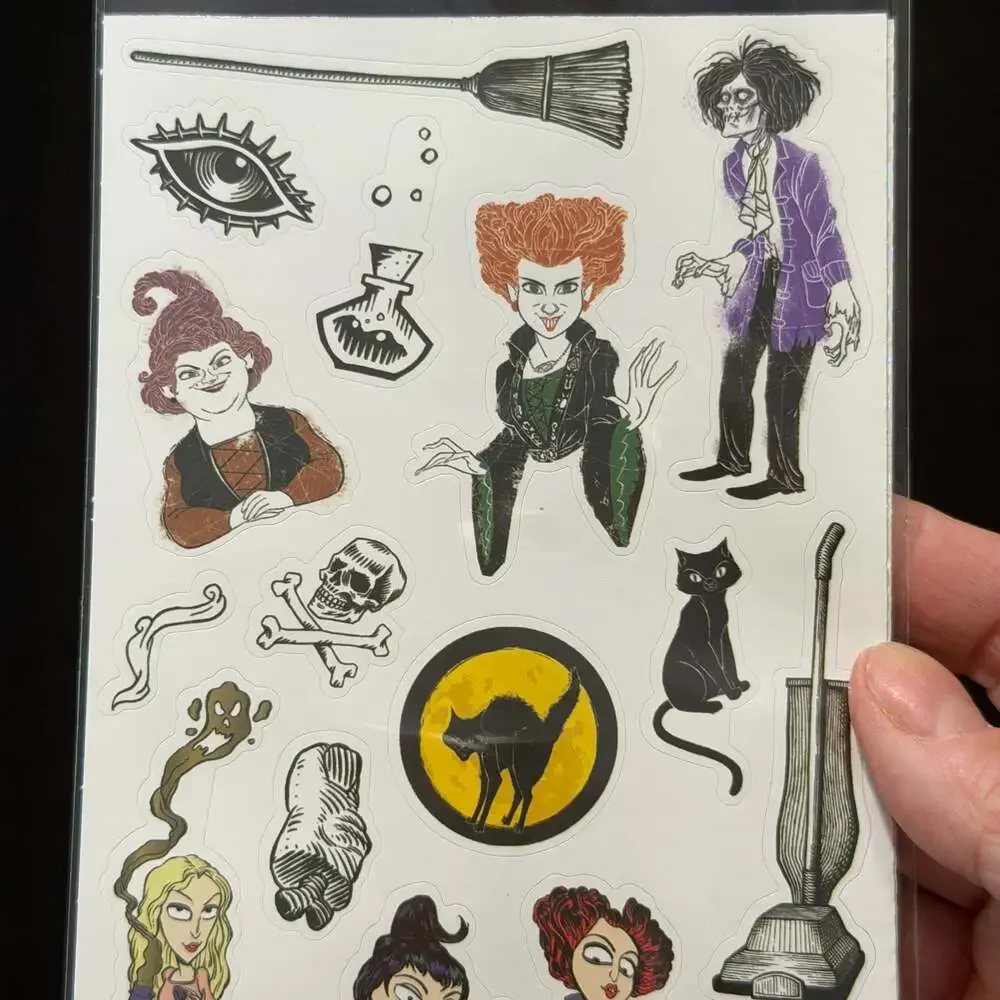 Disney Hocus Pocus Prism Holographic Sticker Set by SandyLion/Trends Intl